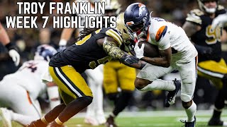 Troy Franklin Week 7 Highlights 🔥 Broncos vs Saints [upl. by Tonya]