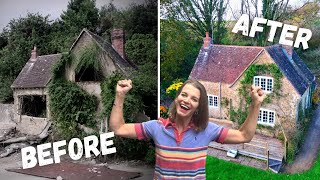 ONE YEAR in 15 minutes RENOVATING a Crumbling Cottage [upl. by Baun]