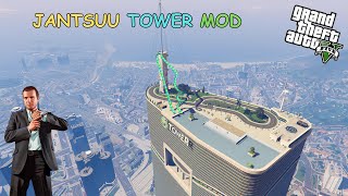 HOW TO INSTALL JANTSUU TOWER MOD  GTA V MODS Episode 28 [upl. by Sillert]