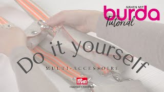 Nähen mit Burda  DIY MultiAccessoire in burda style 624 [upl. by Allebasi]