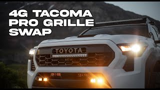 2024 Tacoma TRD Pro  Trailhunter Grille Install and Walkaround [upl. by Annelak]