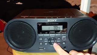 Sony ZSRS60BT boombox [upl. by Anilocin]