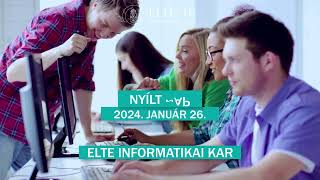 ELTE IK NYÍLT NAP  20240126 [upl. by Euqinamod574]