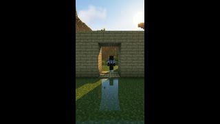 Minecraft  Automatic Piston Door easy  shorts [upl. by Reilly]