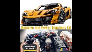 ZENE Full Motorized for McLaren P1™ lego technic 42172 Power Functions Kit [upl. by Phonsa]