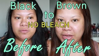 How to Dye Your Hair From Black To Brown WITHOUT BLEACH [upl. by Neehahs572]