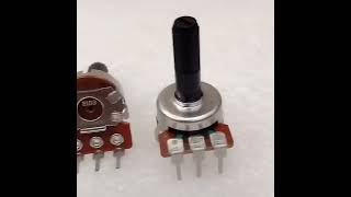 161 Vertical Potentiometer 3 Pin A10K B10K Vintage Power Amplifier Speaker Bass potentiometer [upl. by Astto239]