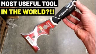 IS THIS THE MOST USEFUL TOOL IN THE WORLD Watch And Decide 5In1 6In1Painters Tool [upl. by Fennie]