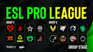 День 1  ESL Pro League Season 2024  Groups CampD  КРNВОЙ ЭФИР [upl. by Esserac]