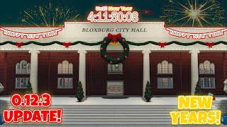 NEW BLOXBURG 0123 NEW YEARS UPDATE 2024 Bloxburg NEW YEARS Ideas Roblox [upl. by Noonan]