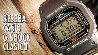 Reseña Casio GShock Clásico DW5600 Reloj Digital de Cuarzo  Resistente y Versatil [upl. by Eetsud]