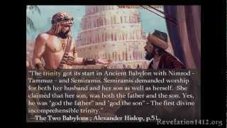 Pagan Origins of the Trinity  The gods of Babylon  NaderMansour [upl. by Danie]