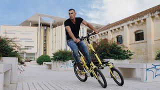 TRIS BIKE  the tilting electric bike with three wheels from Italy [upl. by Sayre]