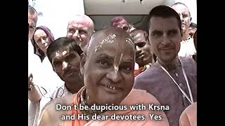 How to free from duplicity By Sri Srimad gour govind swami maharaj  ISKCON BBSR [upl. by Rebmac]