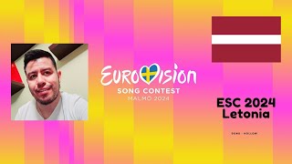 Dons  Hollow ESC Letonia 🇱🇻 2024 Reacción  MEXICAN REACTION National Final [upl. by Neeham]