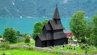 Norway  Urnes stavkirke stave church [upl. by Schaeffer]