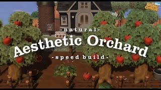 Natural Aesthetic Orchard  Speed Build  Animal Crossing New Horizons [upl. by Raab502]