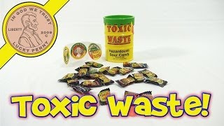 Toxic Waste Candy and Yellow Bank with Bonus Stickers [upl. by Frazier]