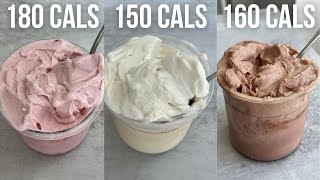 Under 200 Calorie Pints of Protein Ice Cream  Ninja Creami Recipes [upl. by Anelahs]