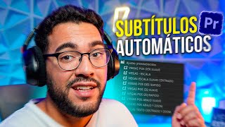 CREA SUBTÍTULOS Automáticos y ANIMADOS en Premiere Pro  PACK DE PRESETS DE ANIMACIÒN GRATIS ✅ ⚡ [upl. by Dosh683]