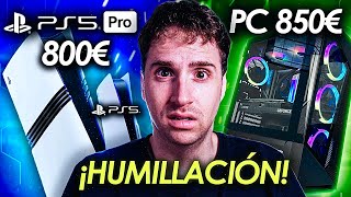 ¡vaya estafa PS5 PRO vs PC 850€  y Play 5 original [upl. by Margeaux]