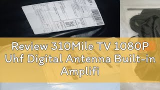 Review 310Mile TV 1080P Uhf Digital Antenna Builtin Amplifier tv Antena DVB T2 Antenna antena DVBT [upl. by Rudich]