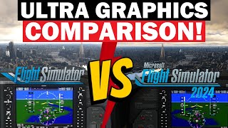 MFS 2024 vs MSFS 2020 GRAPHICS FPS Comparison  WHICH IS BETTER [upl. by Llerahs]