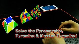 Solve the Pyramorphix Pyraminx amp Master Pyraminx [upl. by Jak]