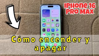 Cómo encender y apagar el iPhone 16 Pro Max [upl. by Reggis34]