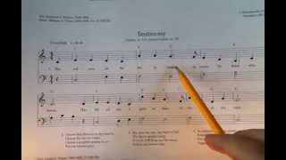 LDS Hymns Made easy for the Organ Testimony Hymn 137 [upl. by Liebman]