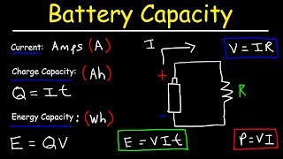 Battery Capacity  AmpHours mAh and WattHours [upl. by Sande]