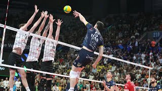 💥🏐 HIGHLIGHTS  Trentino ItasJastrzebski Wegiel 30 Finale di 2024 CEV Champions League [upl. by Ynnod]