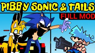 Friday Night Funkin New VS Pibby Sonic and Tails Full Week  Secret Song  Learn With Pibby x FNF [upl. by Redliw]