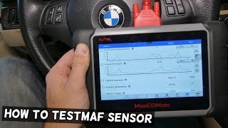 HOW TO KNOW IF MAF SENSOR IS BAD MASS AIR FLOW SENSOR TEST [upl. by Edmon]