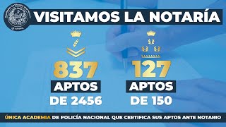 Visitamos la notaría para certificar nuestros aptos  Policía Nacional  Jurispol [upl. by Charlet]