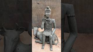 Bholenath murti makingmahadev idol making viralshorts78l [upl. by Akimik37]