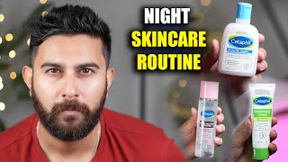 Night Skincare Routine  Cetaphil Gentle Skin Cleanser Toner amp Moisturizer  DSBOSSKO [upl. by Enimisaj]