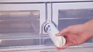 Waterdrop Plus DA2900020B Refrigerator Water Filter Installation Video [upl. by Churchill21]