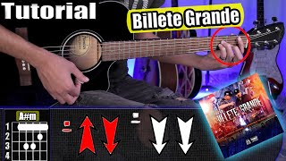 Billete Grande  Fuerza Regida Ft Edgardo Nuñez  Tutorial Guitarra  Acordes [upl. by Ahtinak525]