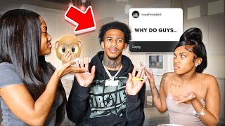 ASKING GUYS QUESTIONS GIRLS ARE AFRAID TO ASK🧐 FT LifeasLyndeja Kingdaryn REAL SPICY [upl. by Enymsaj]