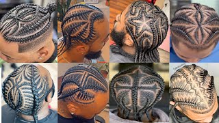 Most Latest And Gorgeous cornrows for men 20242025 Weave For African Men [upl. by Adnilav819]