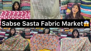 Cheapest Designer Fabric Market In Delhi🥳18Rs Meter Fabric In Seelampur📍Sabse Sasta Fabric Market [upl. by Mlohsihc447]