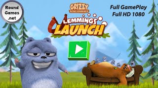 Grizzy and The Lemmings Lemmings Launch  Full GamePlay  Full HD [upl. by Stan]