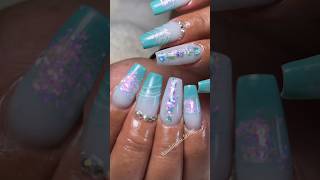 Uñas azules nails naildesigns uñas nailspro nailart parati manicure [upl. by Carlyn709]