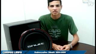 Subwoofer Shutt SB4800 12 polegadas 800W RMS [upl. by Suh]