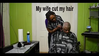 My wife cut my hair and did a great job [upl. by Herates]