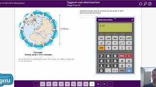 Examentraining Rekenen 3F Examen 1819 deel 7 41 tm 45 [upl. by Larkin]