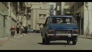 Rosamund Pike driving a Renault 12 in quotBeirutquot 2018 [upl. by Oiludbo]