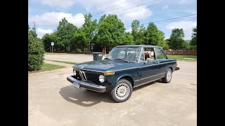 1975 BMW 2002  First Start Attempt Suspiciously Easy [upl. by Dorelia]