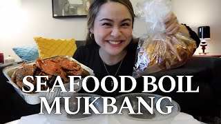 SEAFOOD BOIL MUKBANG ASMR [upl. by Baudin247]